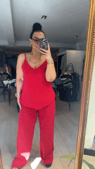 ayrobin kumaş ip askılı takım